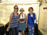 Susan with Teri Alea (Executive Director of Tennessee Craft) and winner of the Collectors'  Tour drawing